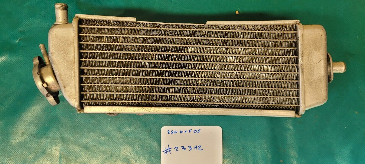 Radiateur Côté Avec Bouchon KAWASAKI 250 KXF 2005 2005 (Rf #23312)