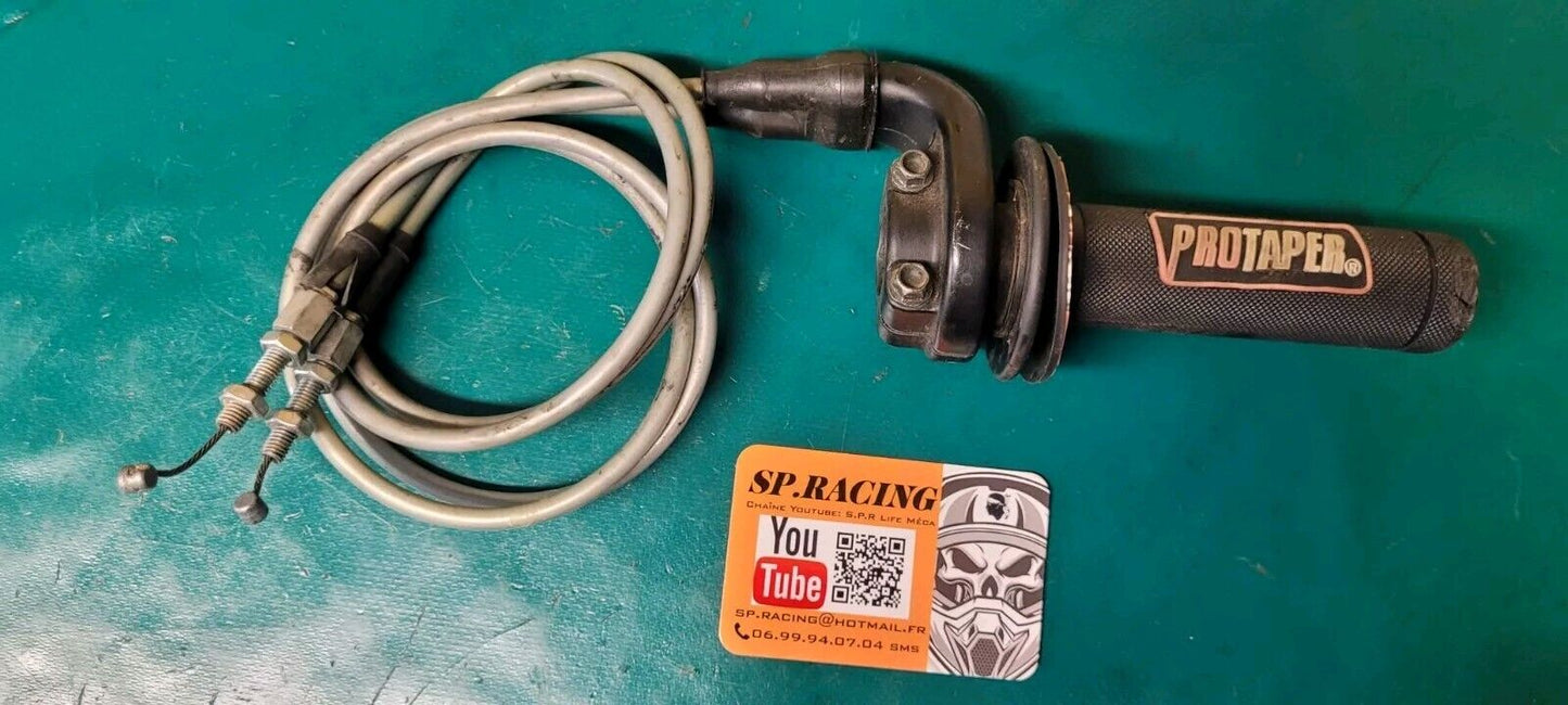 Poignée Tirage Rapide Avec Deux Câbles KTM 450 EXCF 2003 (24291)