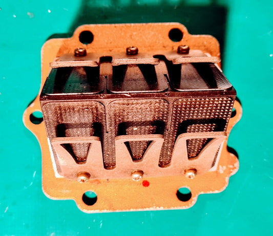 boîte à clapets 125 kx Kawasaki 1987