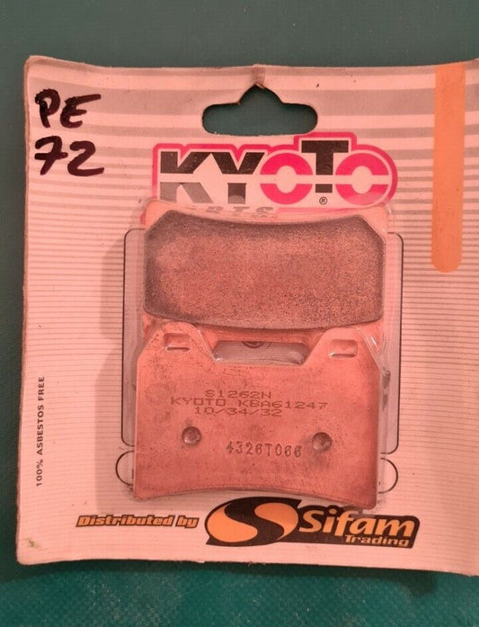 Plaquettes duke ducati 610 husqvarna. voir fiche détail sur photo 2 (code PE72)