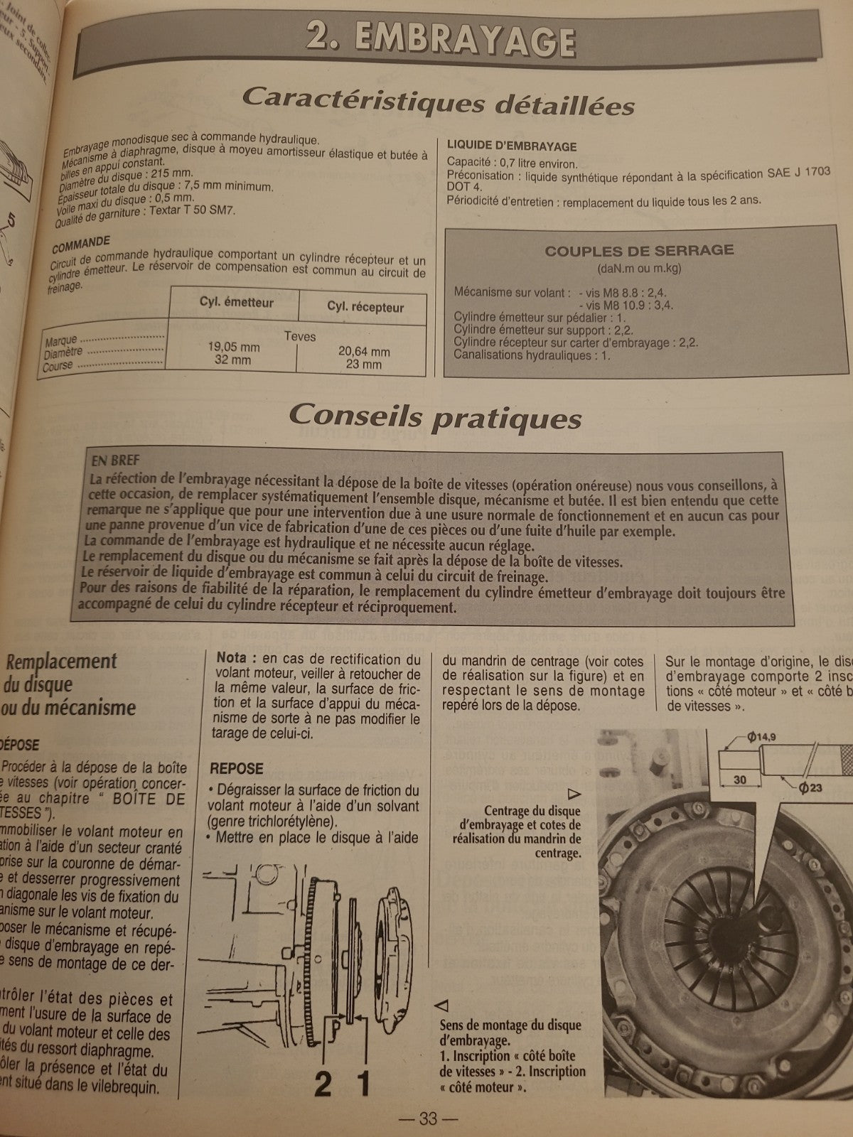 RTA Revue Technique Automobile BMW 318 325 Tds Diesel 1996 (Liv206)
