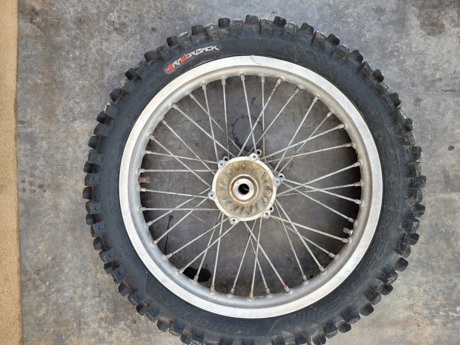 Roue Arriere Avec Pneu Ok Pour KTM 525 Sxf 2006 19pouces