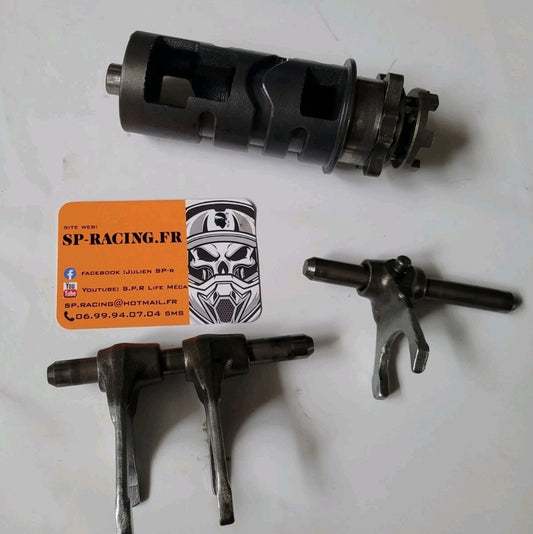 Kit De Sélection Barillet Fourchette De Boîte 125 YAMAHA SR 10f 1997 (#24829)