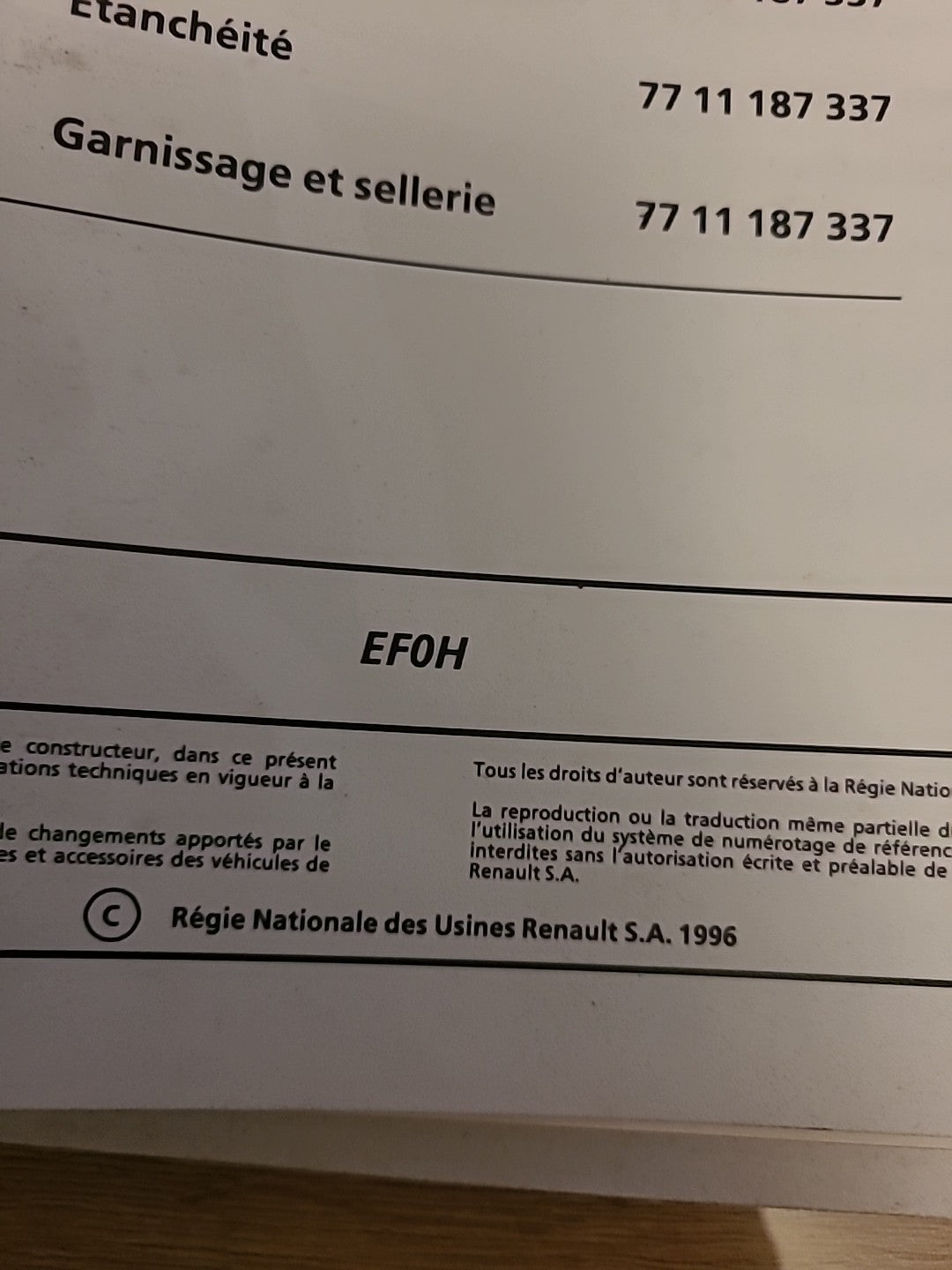 Classeur Collector MR320 SPIDER RENAULT 77 11 187 863 (Liv110)
