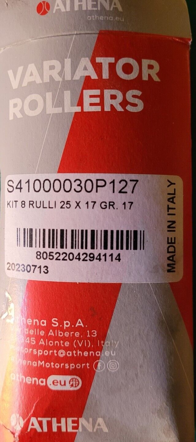 Galets Athena Scooter Ref s41000030p127 25x17mm 17grammes  (24002)