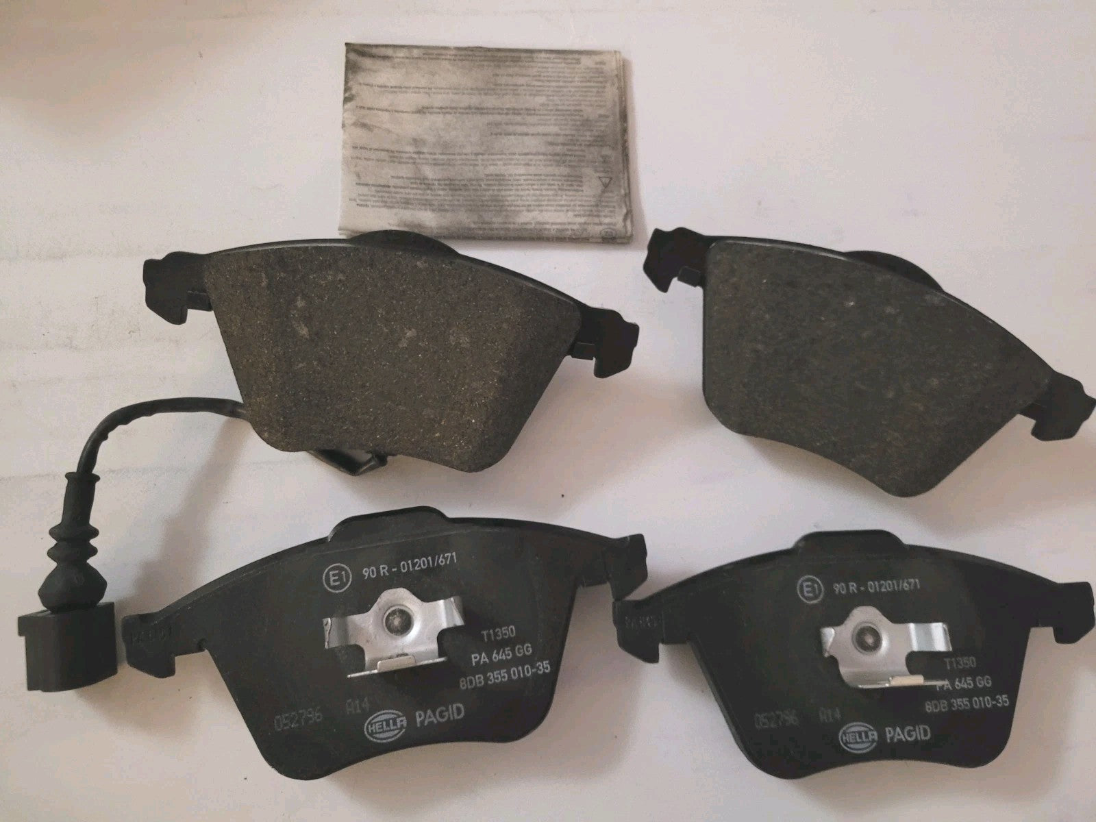 Jeu Plaquettes NEUF Audi A3 TT Volkswagen Golf WVA23801 4019722271403 (#AUT249)