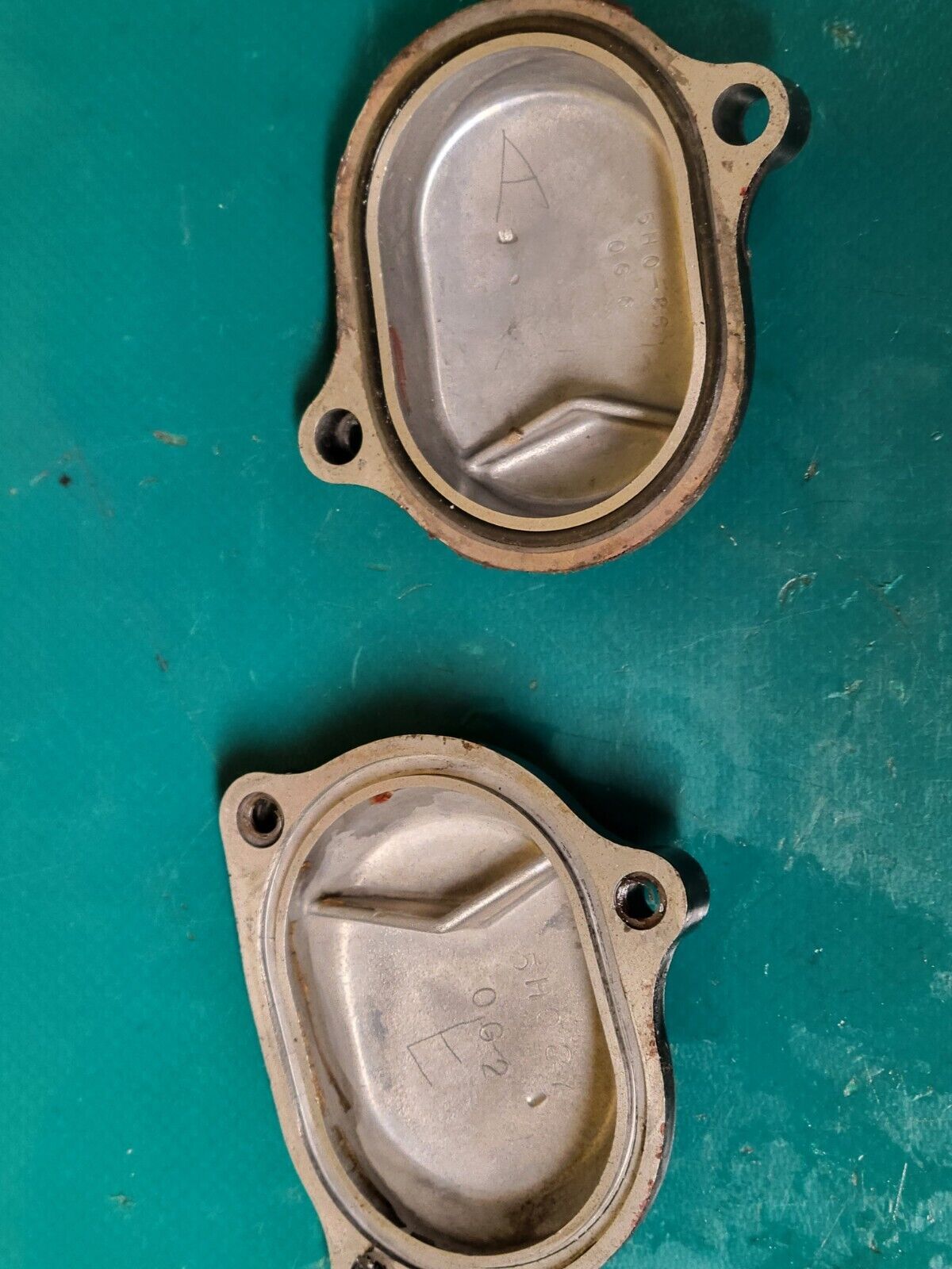 carter sur culasse x2 Yamaha 125 XT 12V 3YU 1993 (Rf #23561)