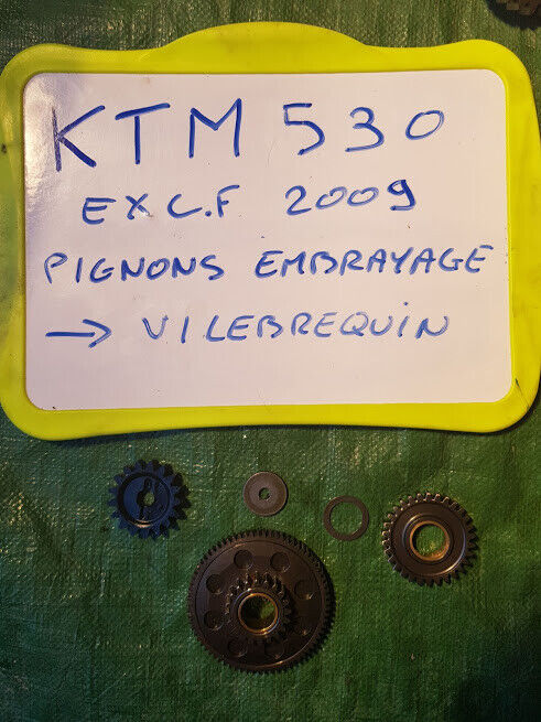 Pignons embrayage vers vilebrequin KTM 530 EXCF de 2009