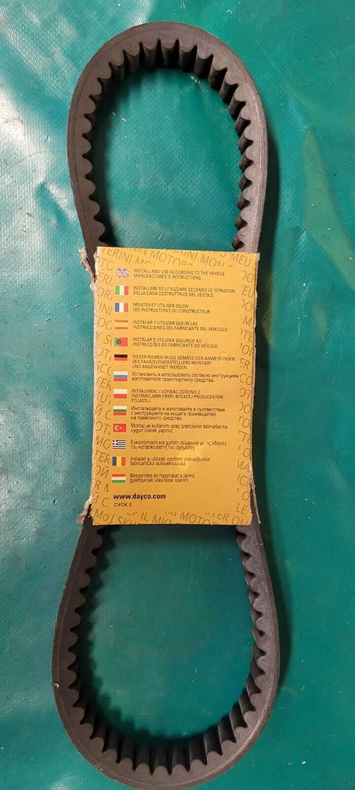 Courroie Transmission Variateur Dayco 8198k Kymco Kxr Mxu  (#24588)