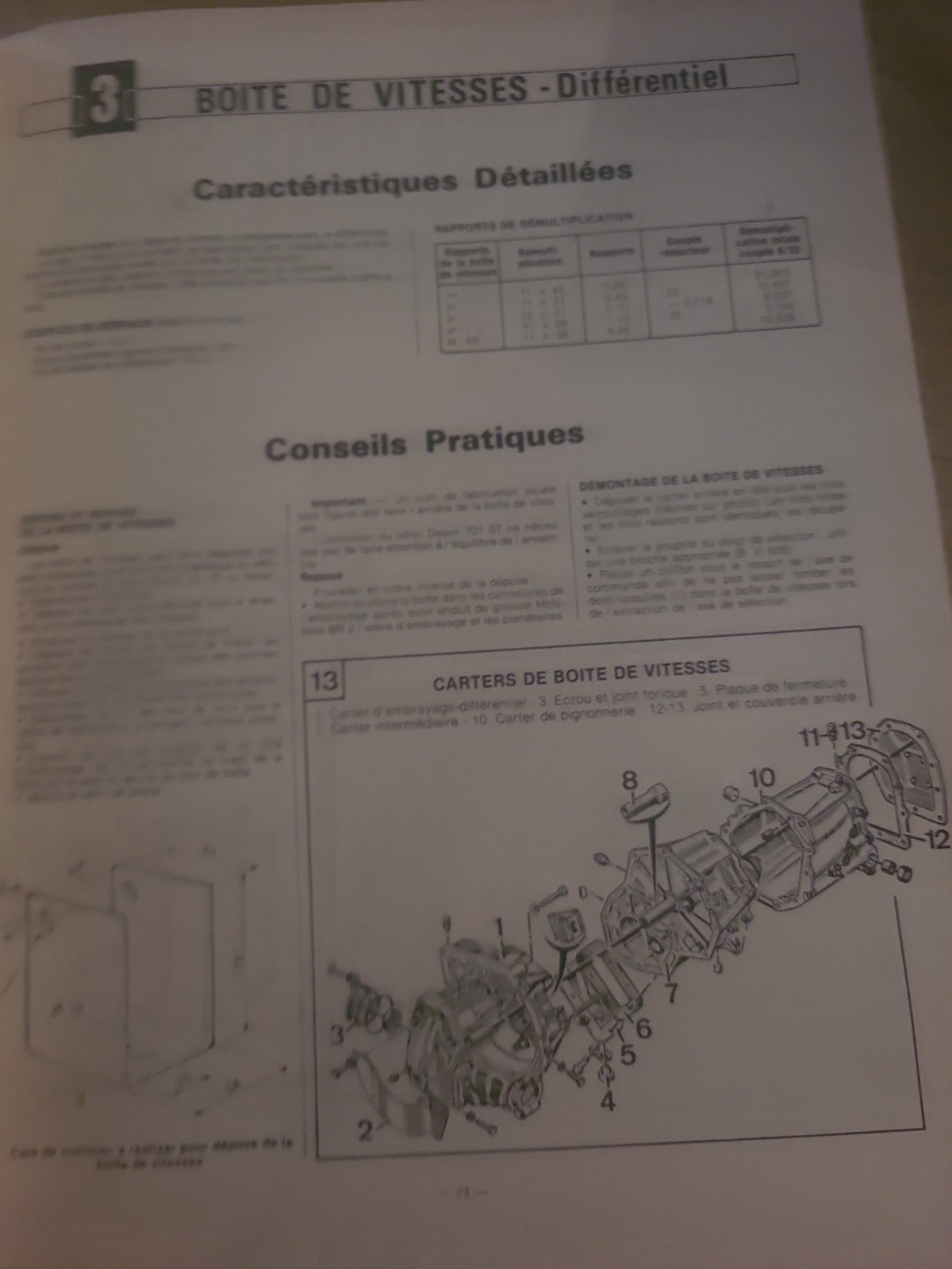 RTA Revue Technique Automobile Renault Trafic Livre Ancien 1983 (Liv239)