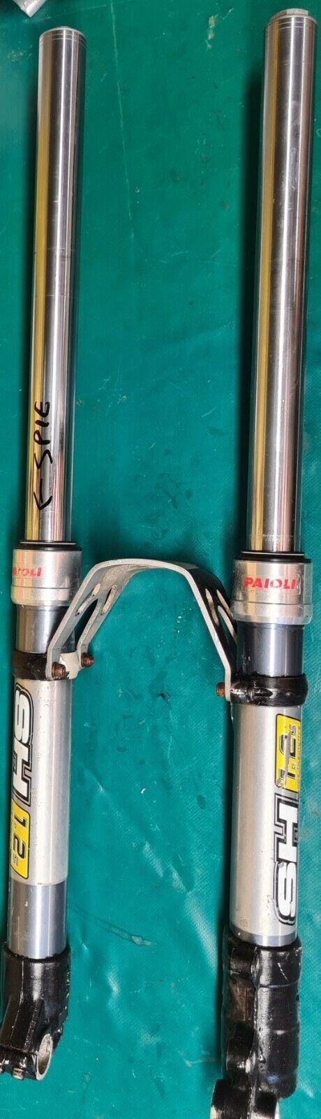 Fourche PAIOLI avec support gb (prévoir spies) SHERCO 125 trial 2003 (code pe)