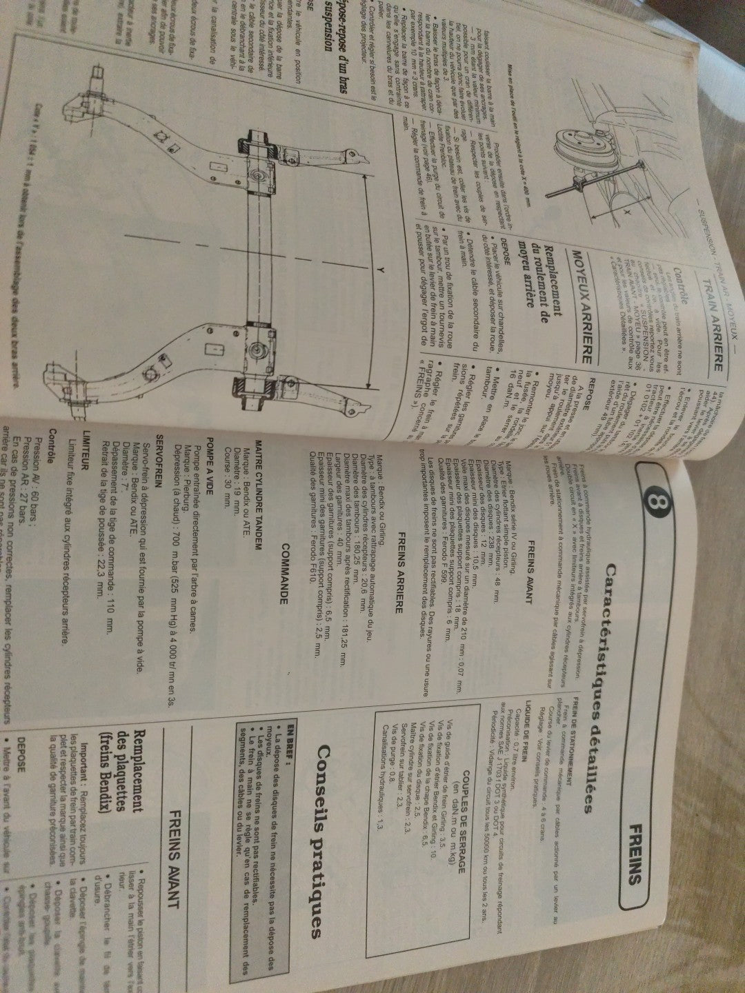 Revue Technique Auto Renault Clio 1.9 D Rn rl rt RTA  (Liv120)