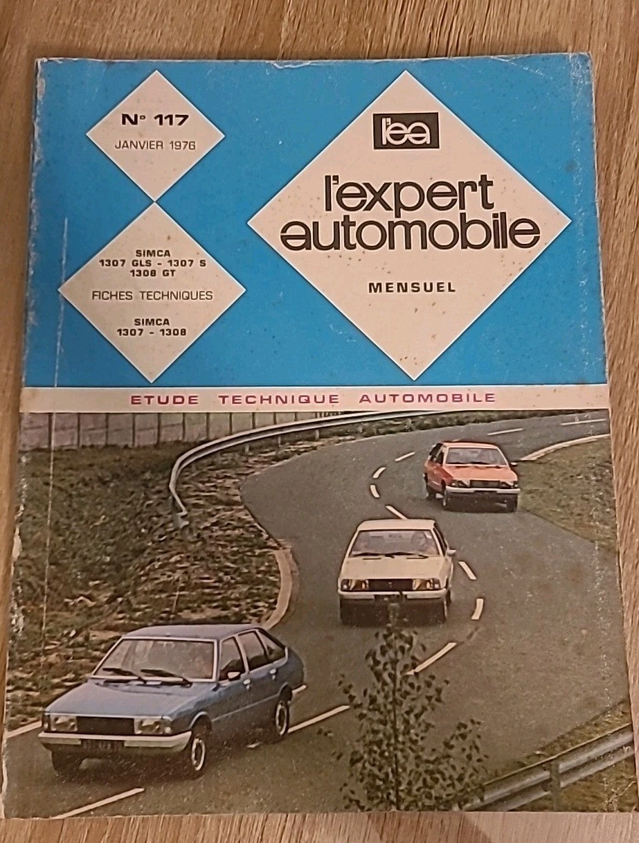 Revue Technique SIMCA 1307 1308 S Gt  RTA de 110 pages (Liv5)