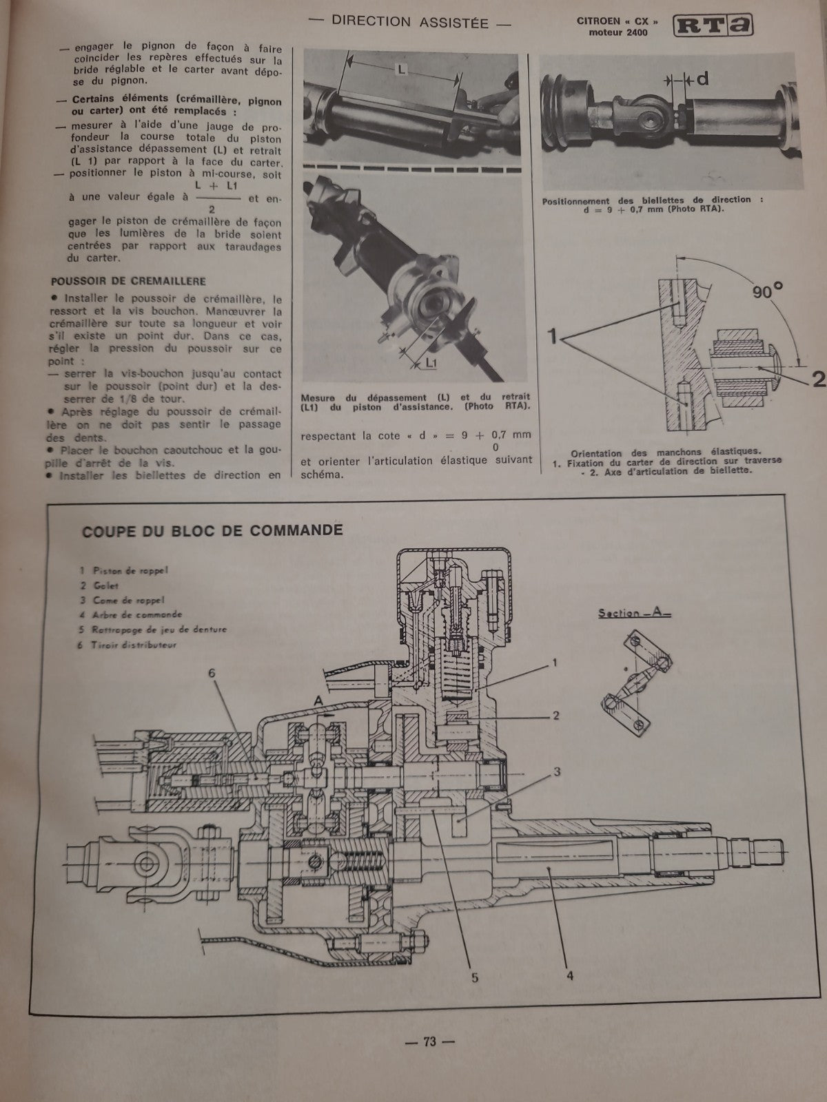 RTA Revue Technique Automobile Fiat 126 Citroën CX 1978 (Liv230)