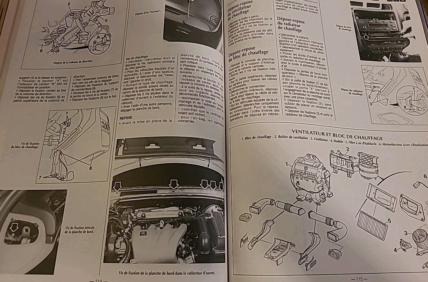 Revue Technique Peugeot 406 Ph1/2 Depuis 10/1995 RTA de 281 pages (Liv2)