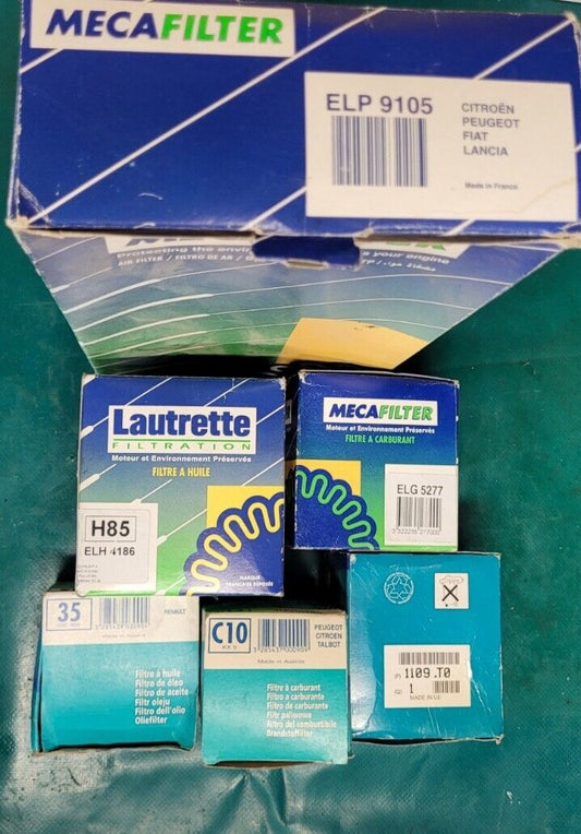 Jeu de filtres mecafilter lautrette  elp9105 h85 elg5277 35 c10 1109 t0 (Auto A)
