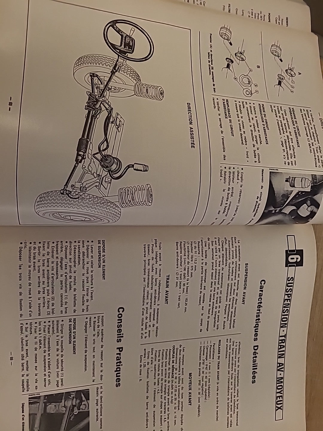Revue Technique Auto Peugeot 505 Gr Sr RTA de 210 pages (Liv98)