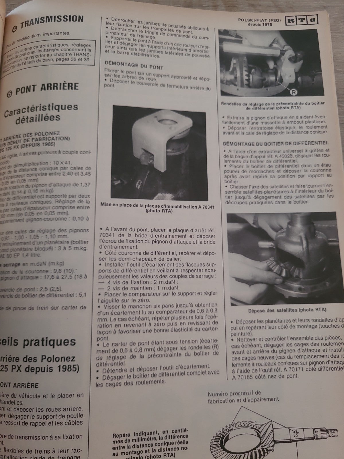 RTA Revue Technique Automobile Évolution 8 Modèles 1988 (Liv214)