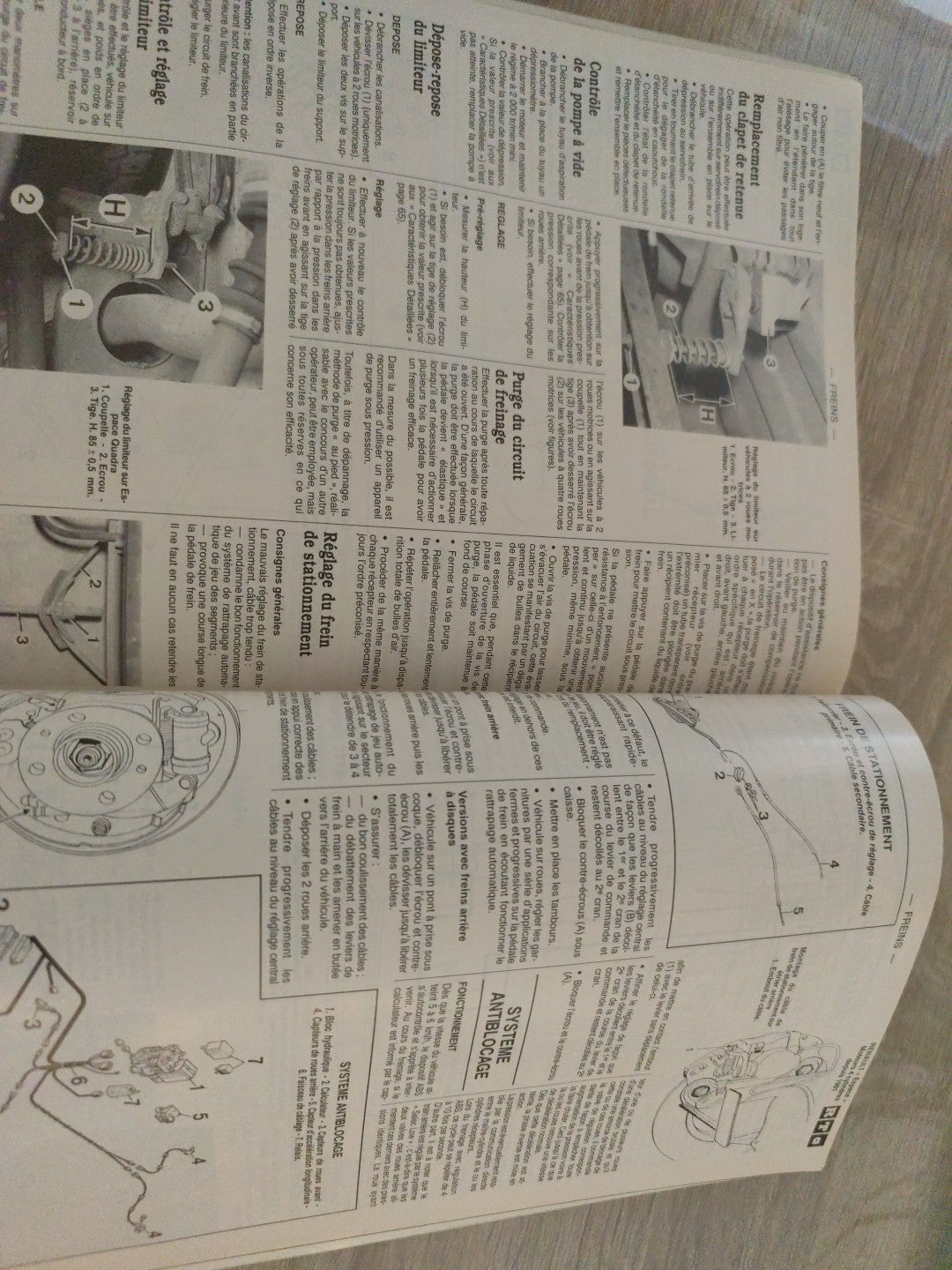 Revue Technique Auto Renault Espace 1991 RTA  (Liv130)