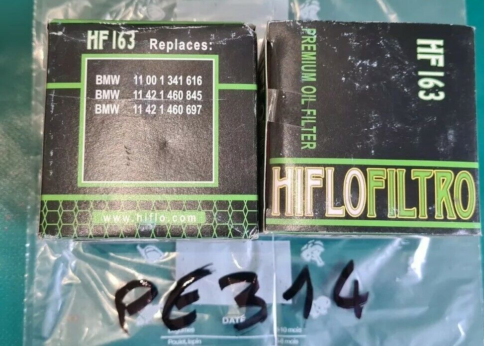 Lot de 2 filtres HF 163 BMW voir ref (PE314)