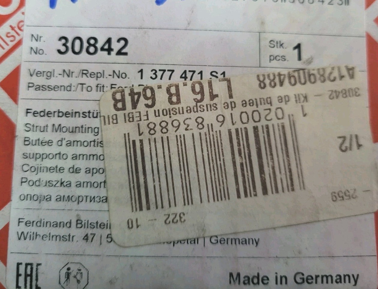 Coupelle Suspension FEBI 30842 Volvo Ford Mazda (#AUT55)