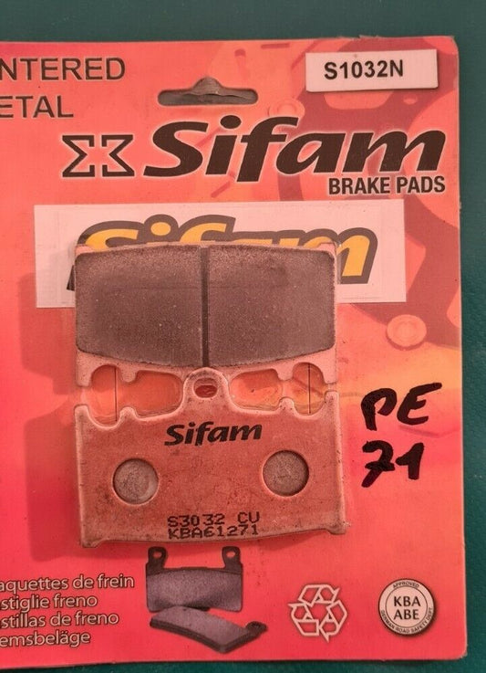 Plaquettes zx6r gsxr. voir fiche détail sur photo 2 (code PE71)