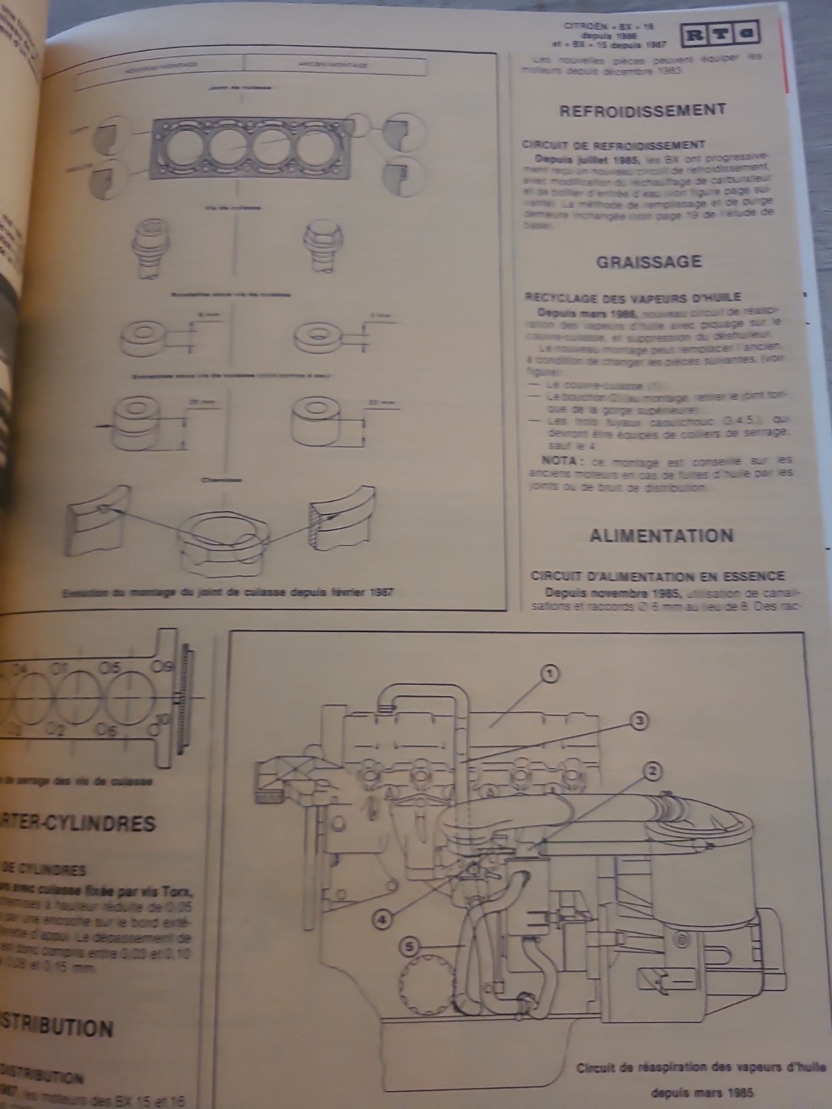 RTA Revue Technique Automobile Lada Samara 1989 (Liv219)