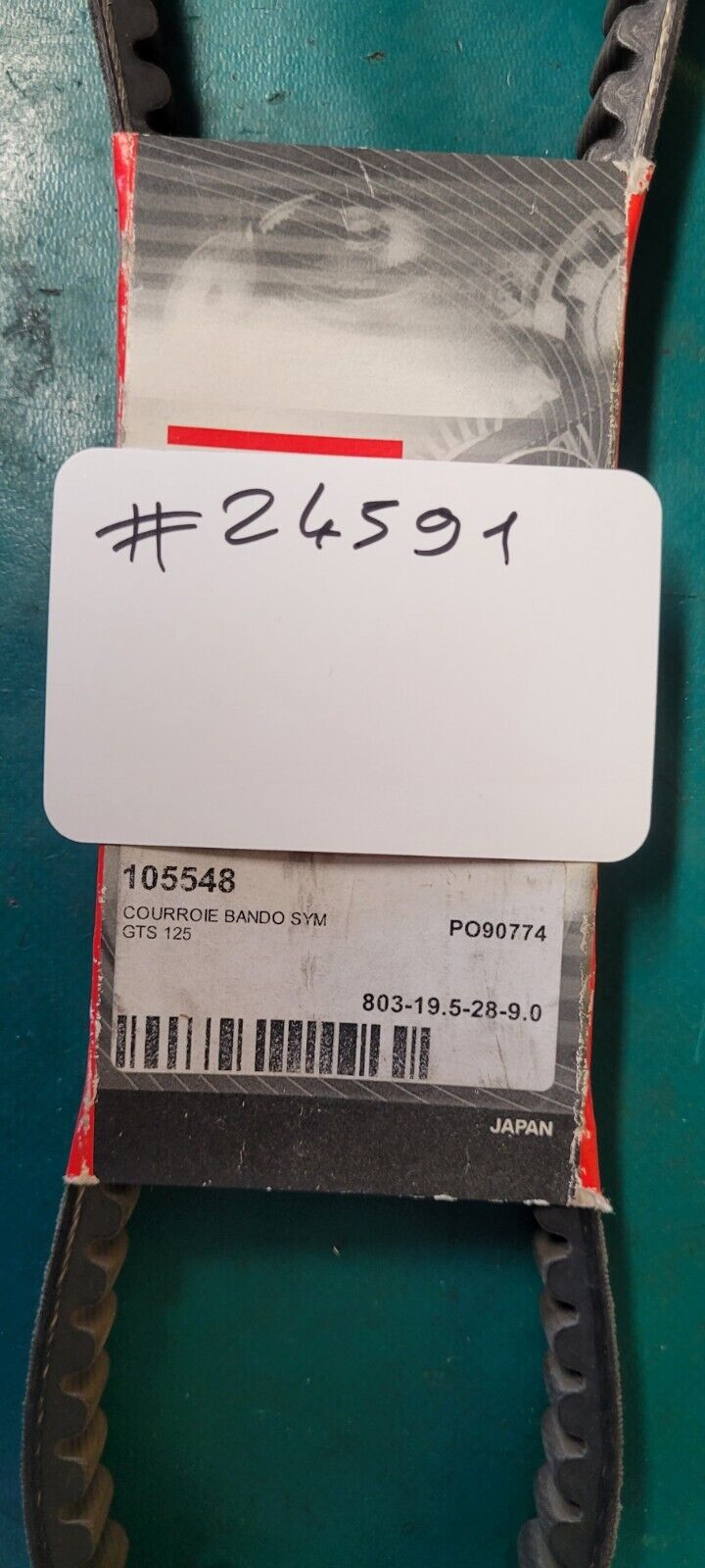 Courroie Transmission Variateur Sym Gts 125 Bando 105548  (#24591)