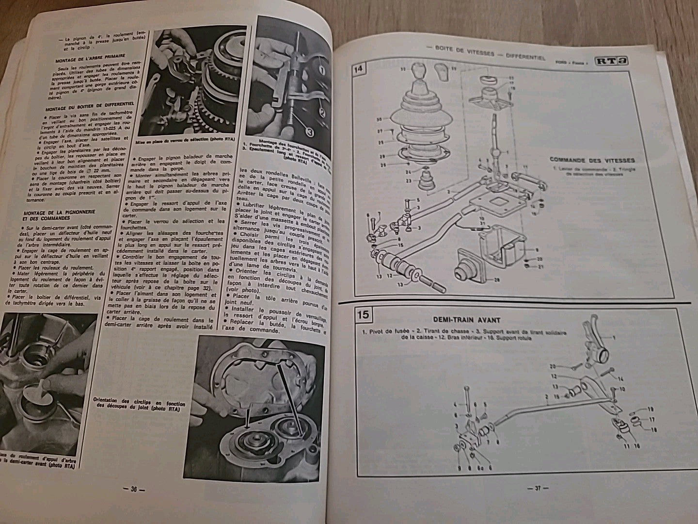 Revue Technique FORD FIESTA et XR2  RTA de 106 pages (Liv31)