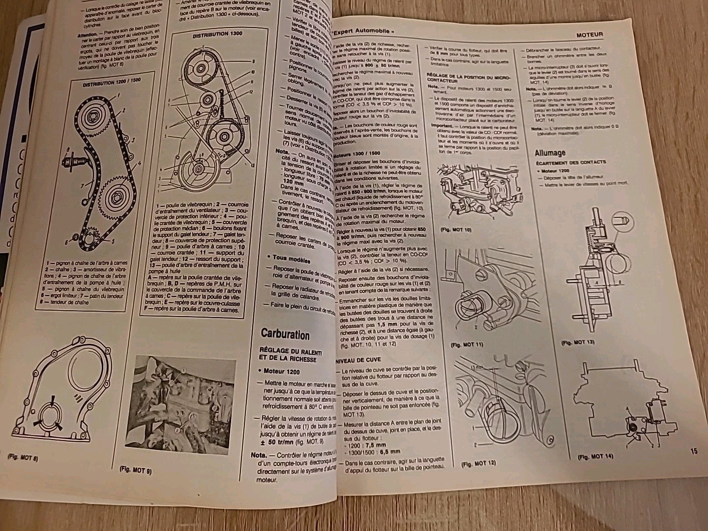 Revue Technique LADA 1200 1300 1500 S  RTA de 104 pages (Liv6)