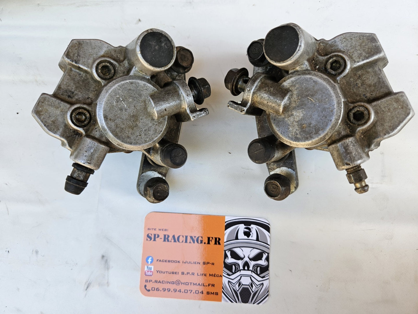 2x etriers De Freins Avants Yamaha Banshee 350 Ph2 (#24987)