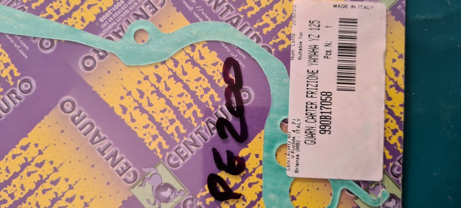 Joint de carter 990b17058 yz125 (code PE200)