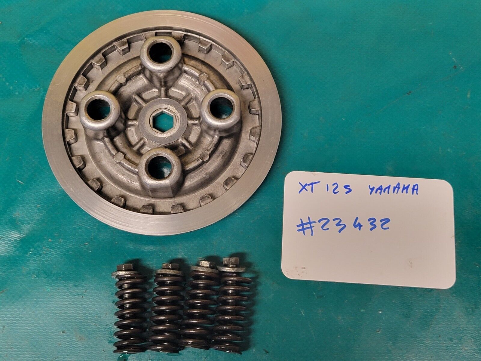 plateau d embrayage et ressorts Yamaha 125 XT 12V 3YU 1993 (Rf #23432)