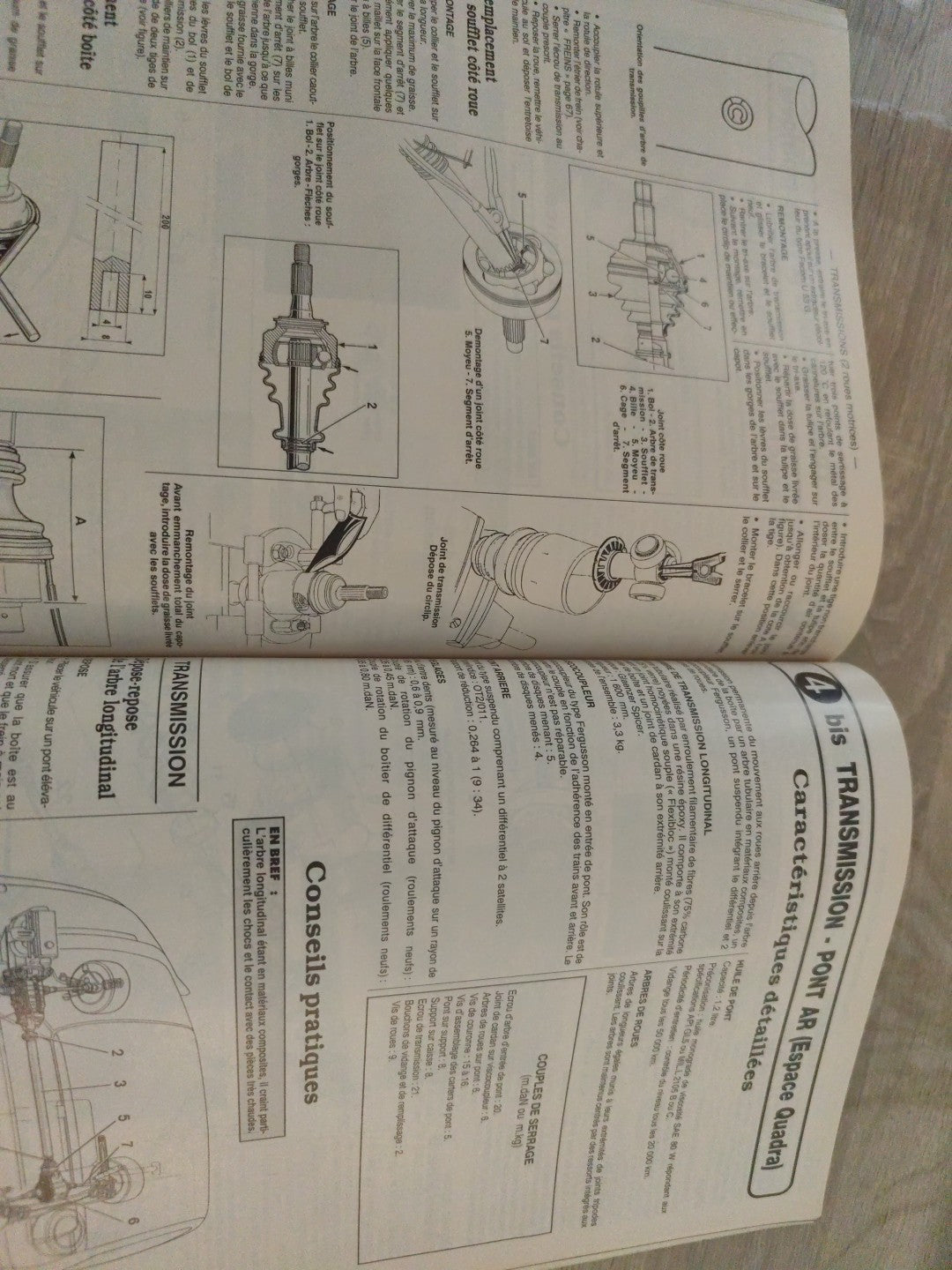 Revue Technique Auto Renault Espace 1991 RTA  (Liv130)