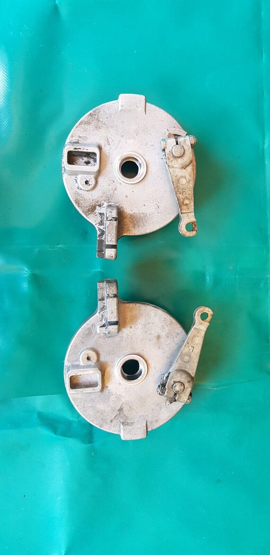 Paire de tambours de freins avant  masaï masai 100cc 2t  L100 A1 2004 (dinli)