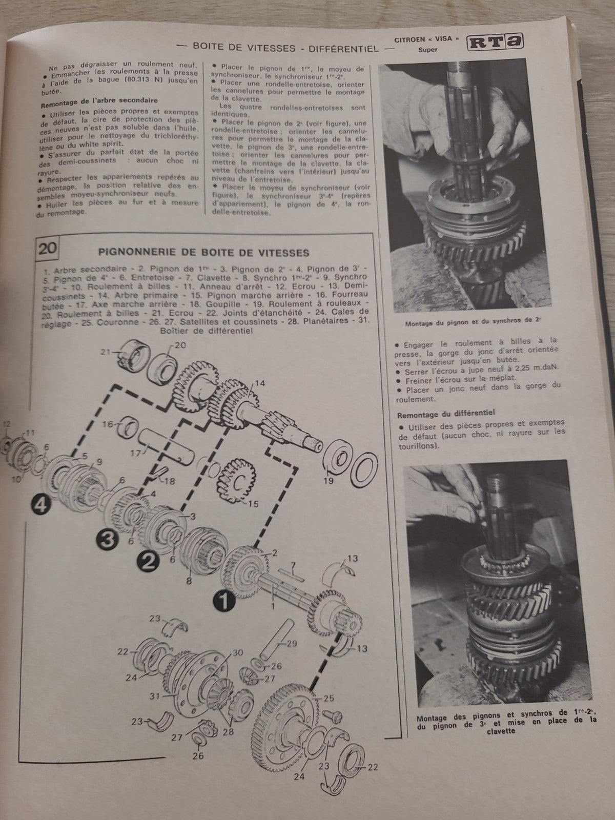 RTA Revue Technique Automobile Opel Rekord D 1979 (Liv228)