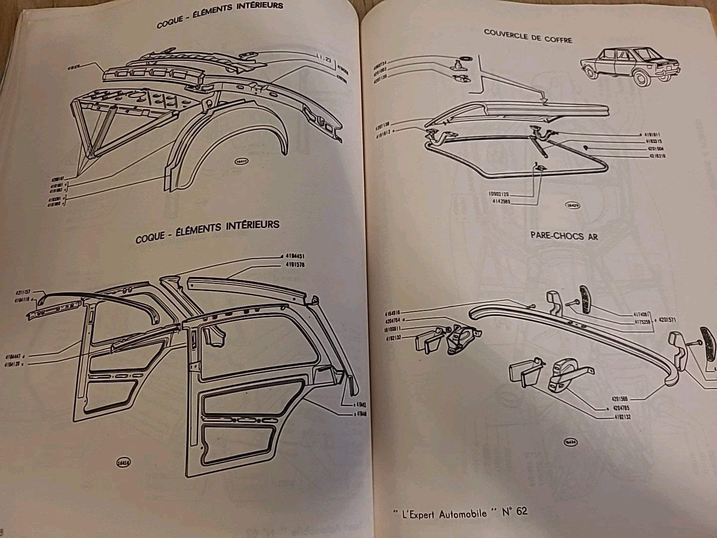 Revue Technique FIAT 128 RTA de 114 pages (Liv13)