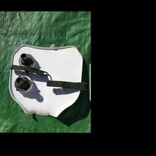 Plaque avant 2 feux adaptable Plastique moto cross - enduro