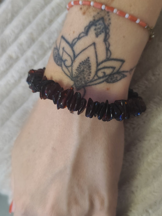 Bracelet Extensible Ambre De La Baltique (Min12)