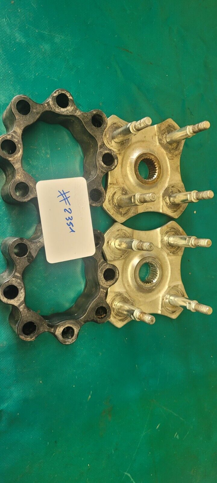 Etoiles Roues Arrière Avec Élargisseurs 45mm KYMCO 500 MXU Greenline 12 ( #2351)