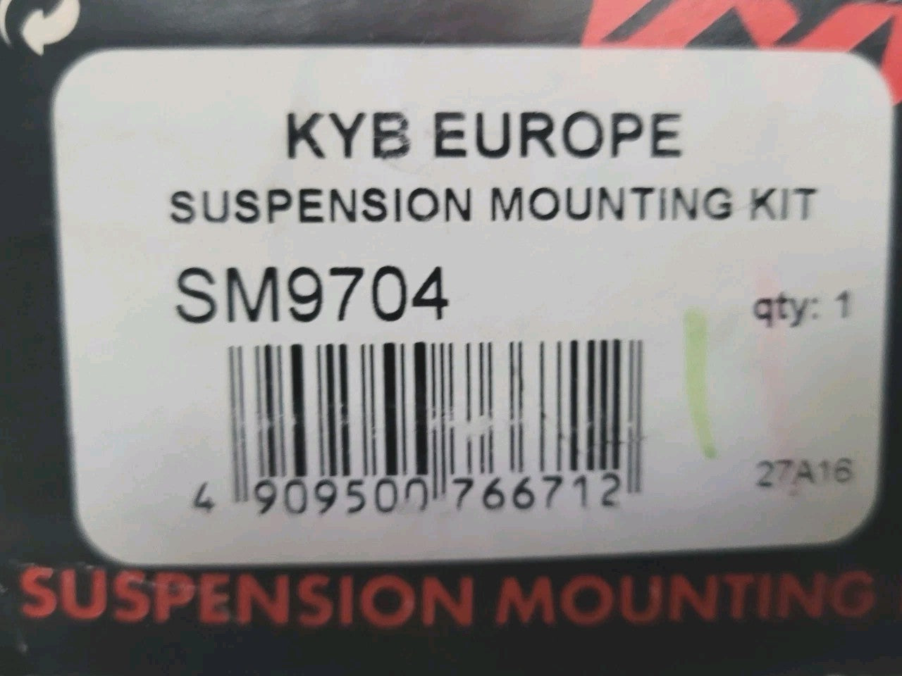 Butée D'amortisseur KYB Audi Seat Skoda Volkswagen SM9704 (#AUT136)