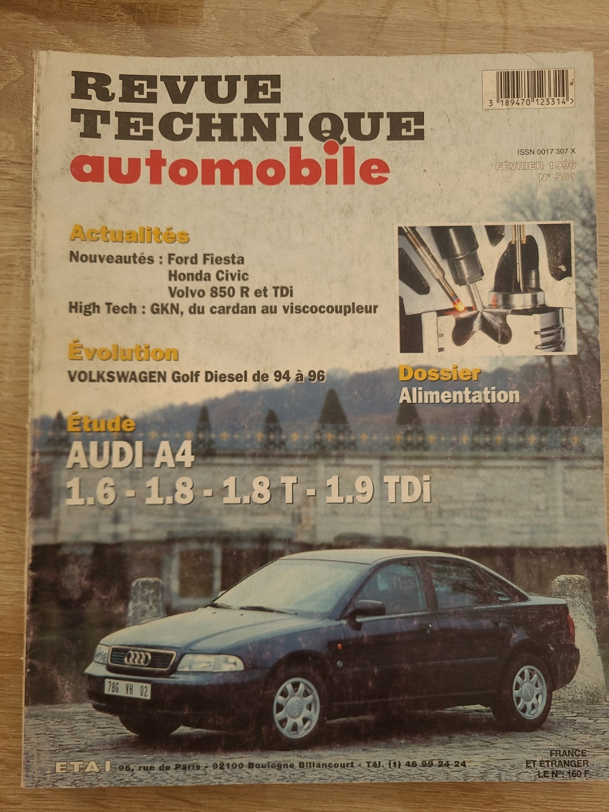 Revue Technique Audi A4 1.6 1.8 1.8 Turbo 1.9 TDI RTA  (Liv132)