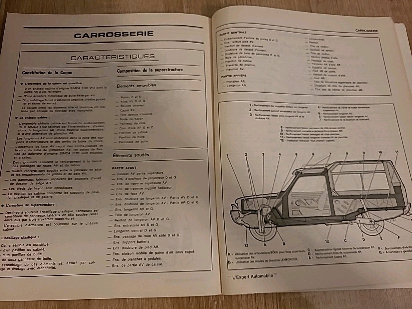 Revue Technique MATRA SIMCA RANCHO RTA de 120 pages (Liv9)