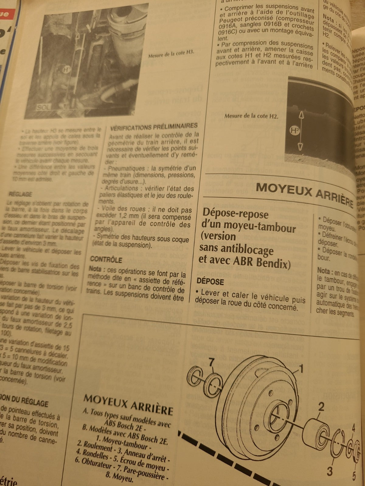 RTA Revue Technique Automobile Peugeot 306 Diesel 1995 (Liv210)