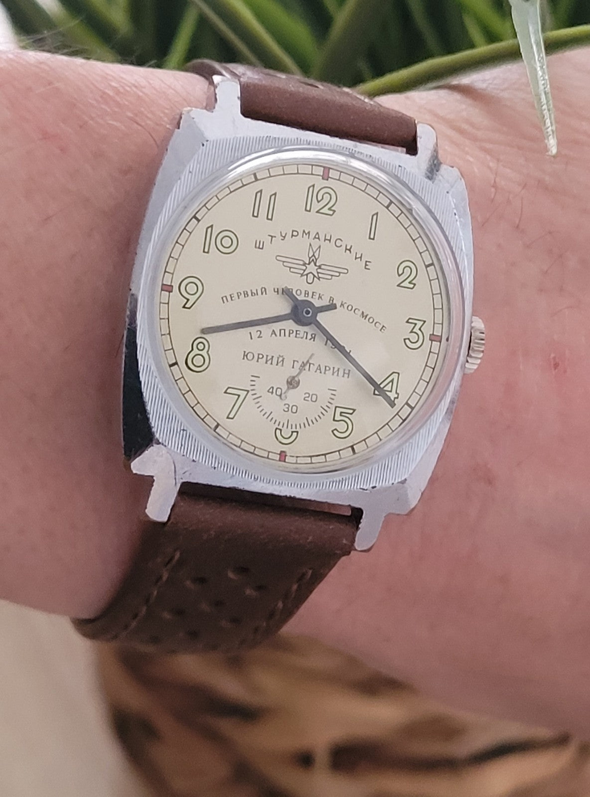 Montre Mecanique Ancienne POBEDA gagarine collector Soviétique (Bij 2)
