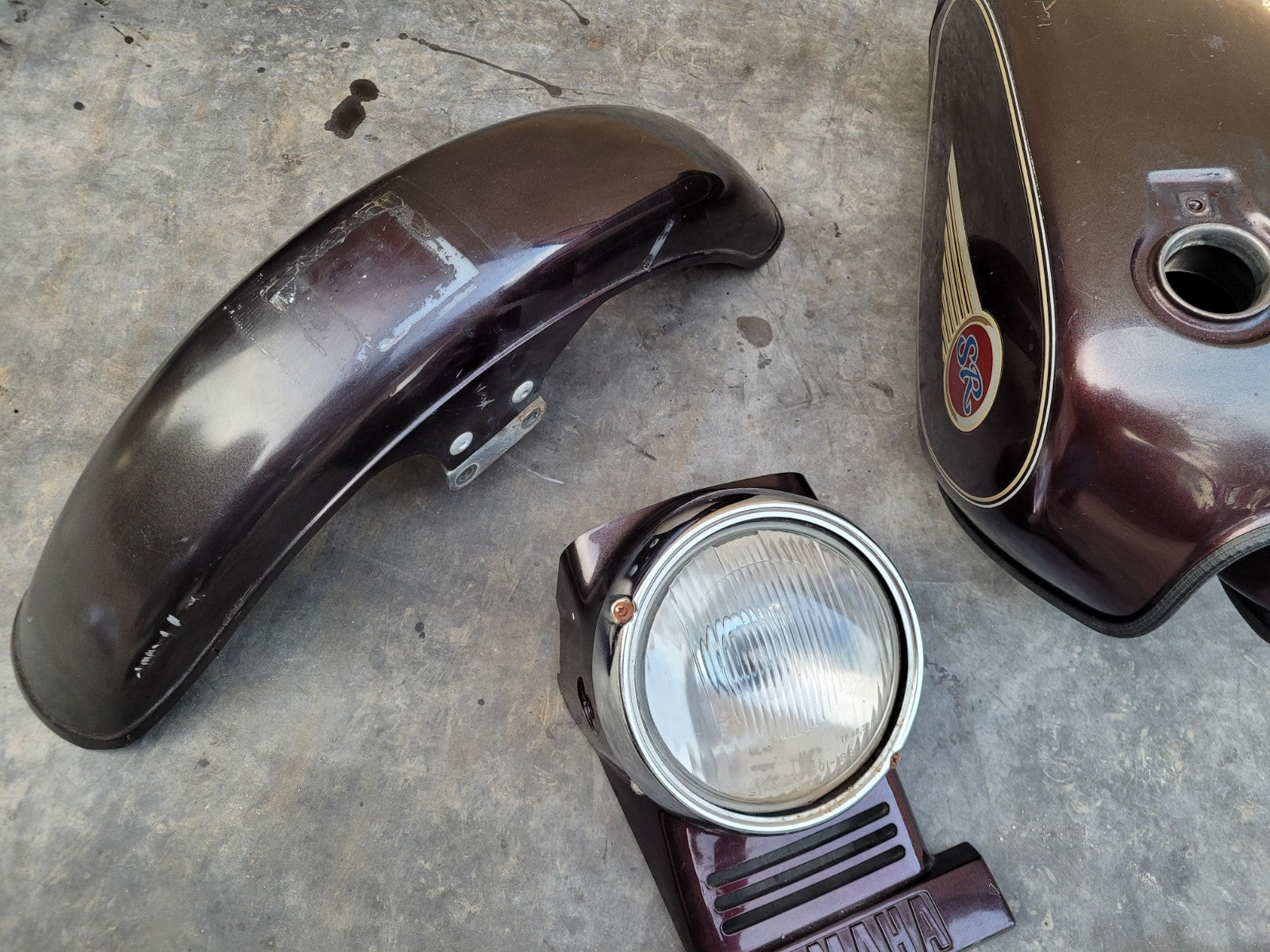 Kit Carrosserie Reservoir Phare Garde Boue 125 YAMAHA SR 10f 1997