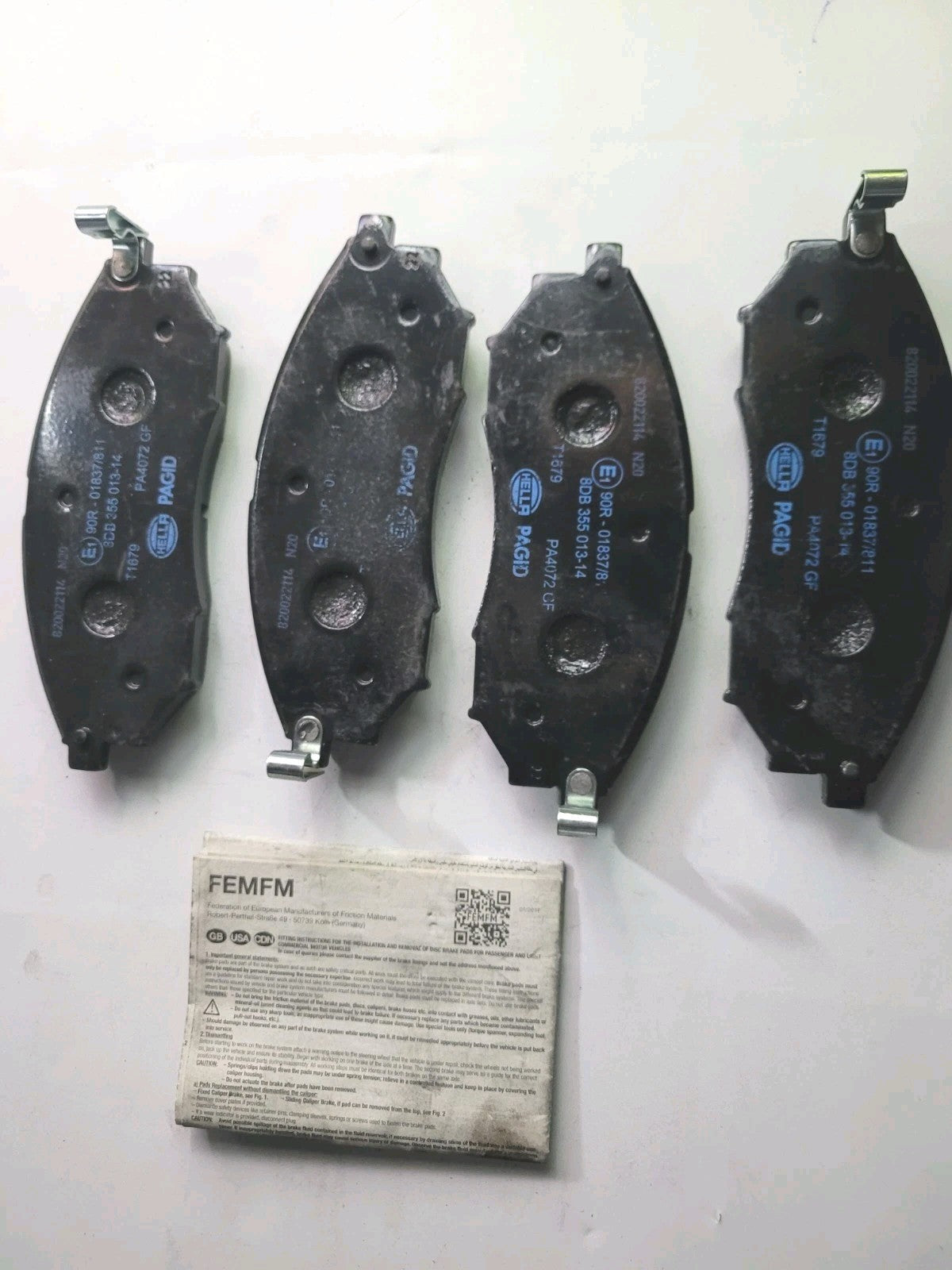 Jeu De Plaquettes Av Nissan Murano Navara Pathfinder 8db355013.141 (#AUT189)