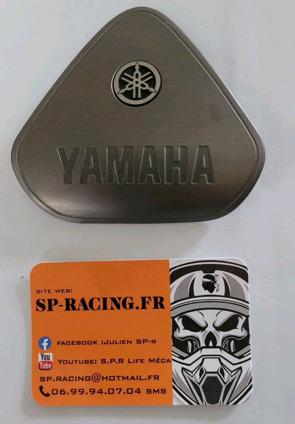 Sigle Emblème Yamaha Sur Guidon T-MAX 500 2007 sj05 (#24676)