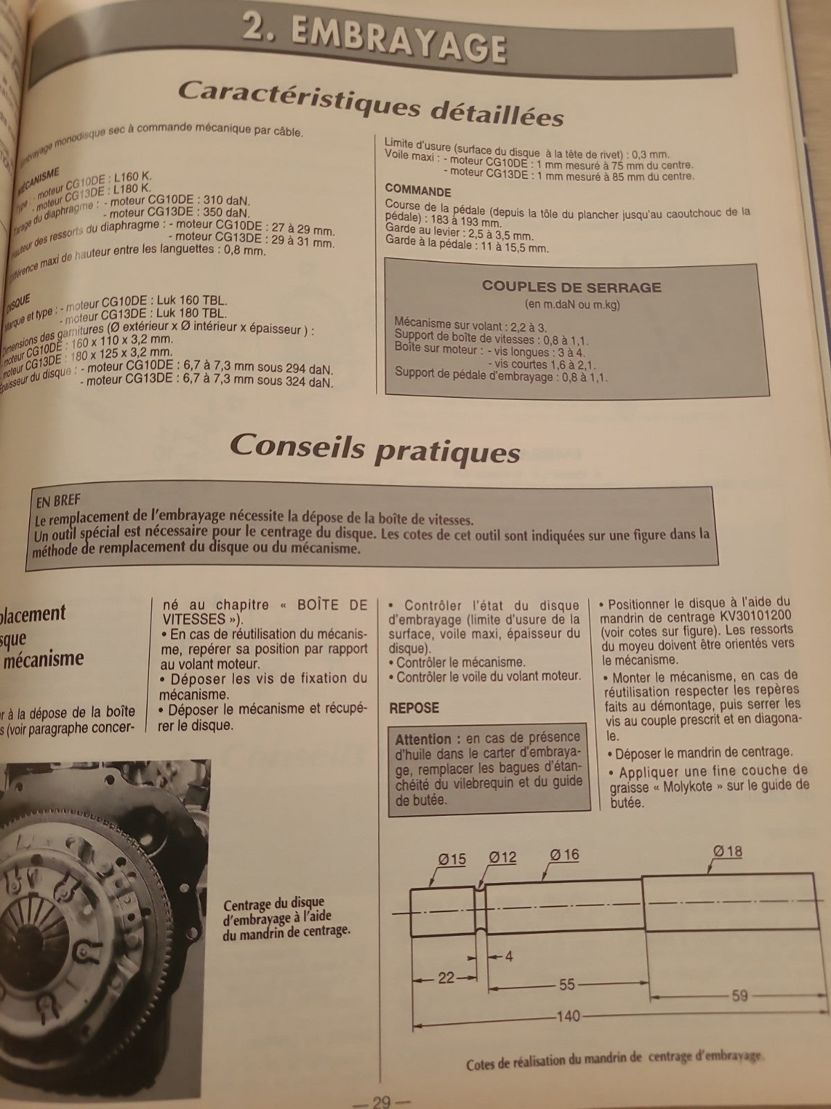 RTA Revue Technique Automobile Nissan Micra Après 93 1995 (Liv190)