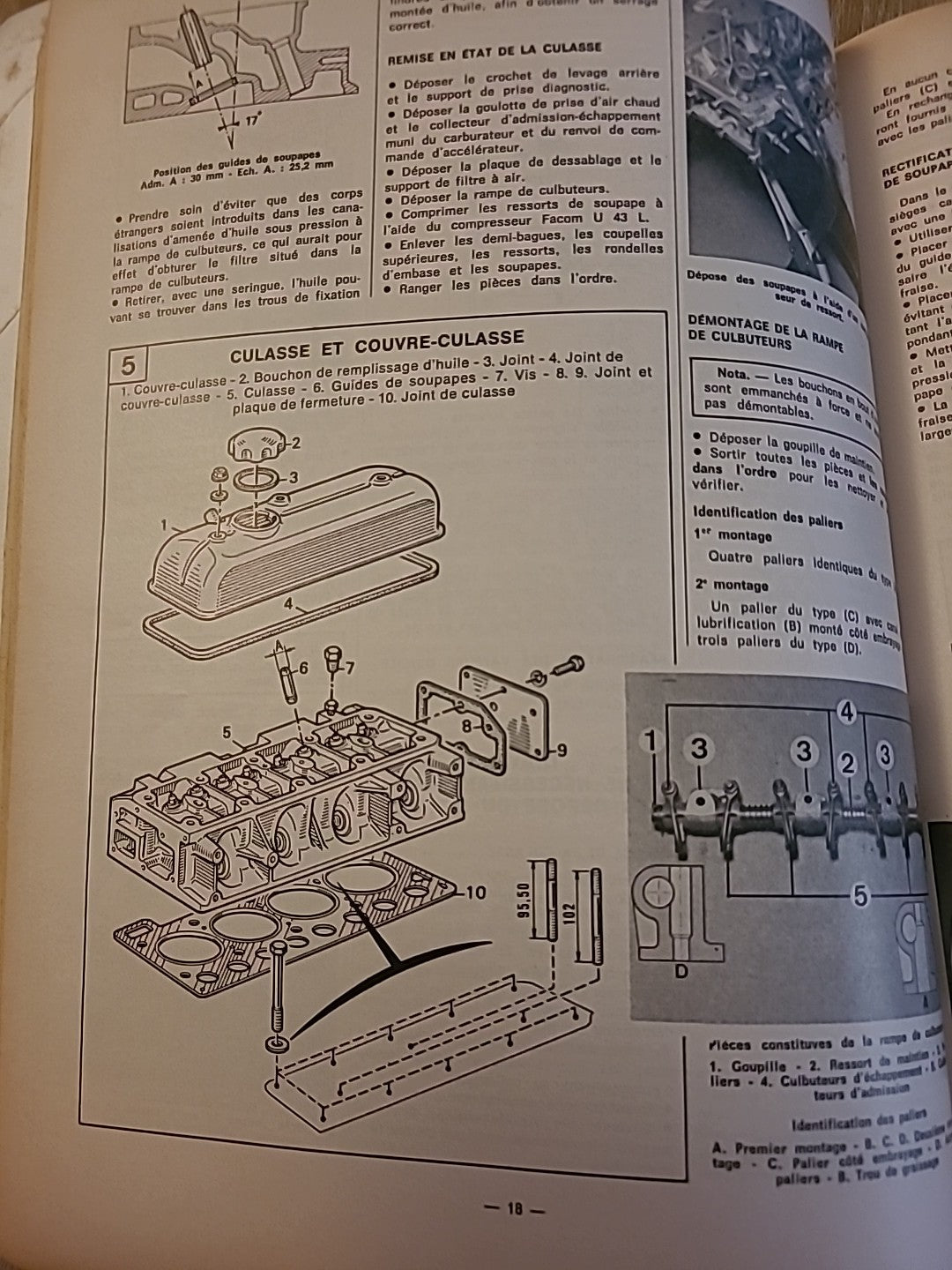 Revue Technique RENAULT 18 1397cc RTA de 106 pages (Liv74)